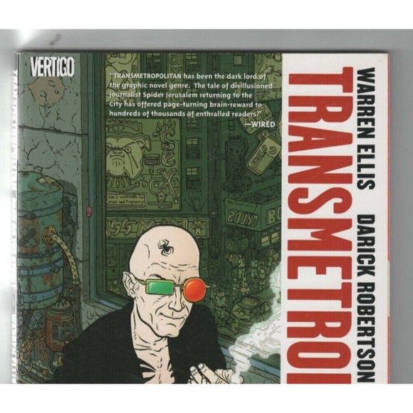 2009 Transmetropolitan Vol 1 Back On The Streets Vertico Trade Paperback Book - Picture 3 of 10